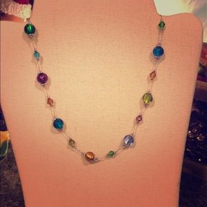 Jewel tone necklace